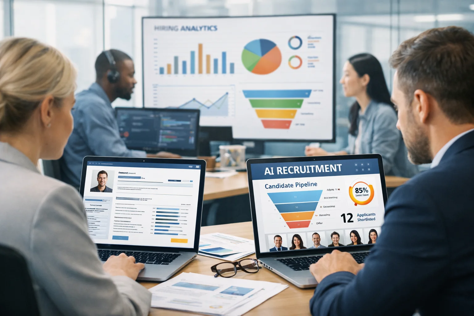 Challenges in Tech Recruitment: Key Issues & Solutions in 2026 3 Challenges in tech recruitment including talent shortage, AI hiring, and skill gaps