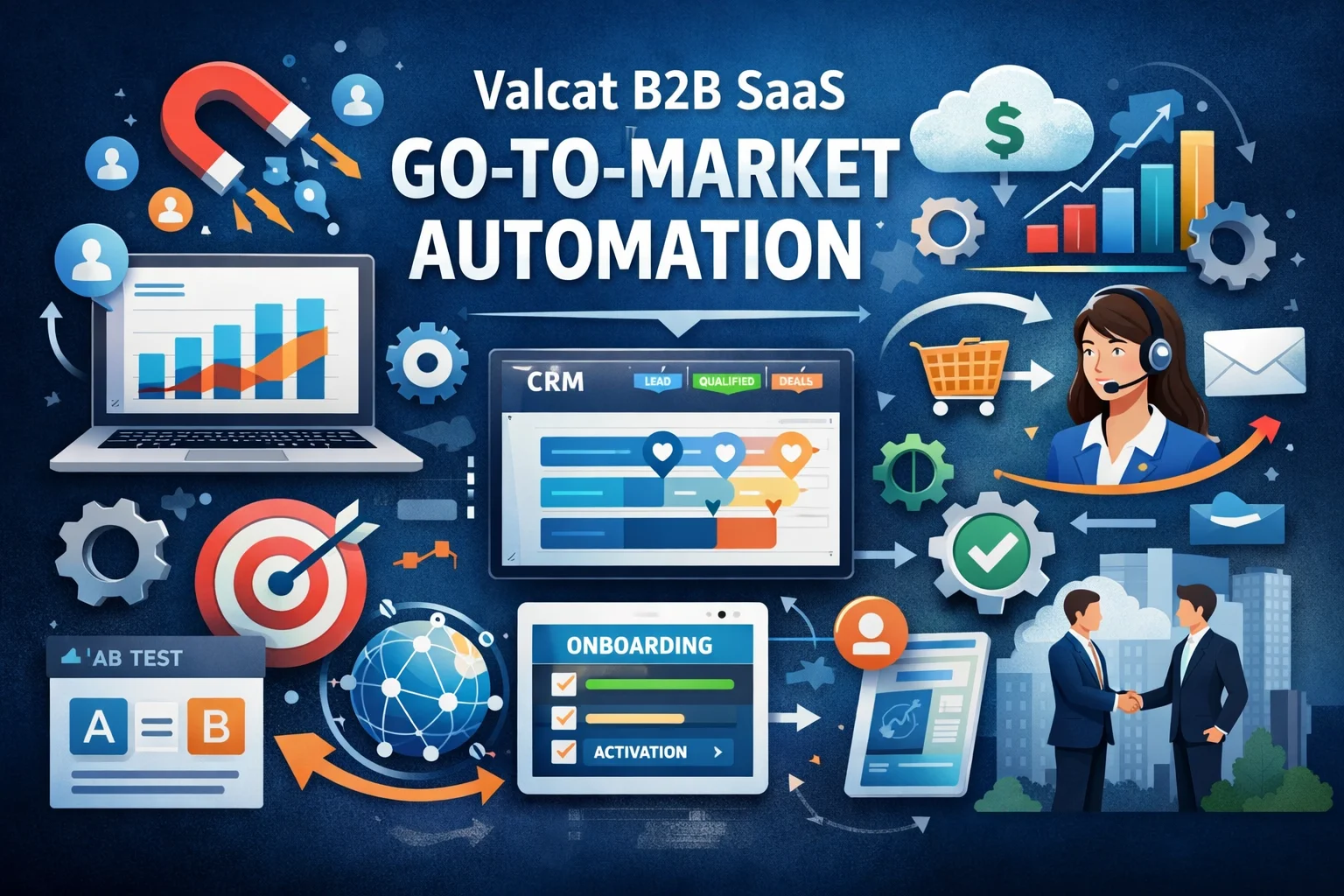 Learn how Valcat B2B SaaS go-to-market automation drives scalable growth with proven strategies, real SaaS examples, and automation frameworks.